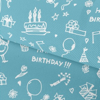 Graffiti Birthday Cake Balloon Waterproof Oxford