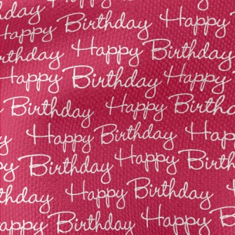 Handwritten Happy Birthday In  Waterproof Canvas
