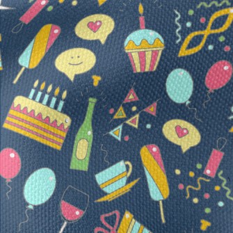 Birthday Cake Gift Candy Patte Waterproof Canvas