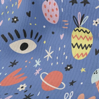 Graffiti Flowers Planet Fruit  Terry