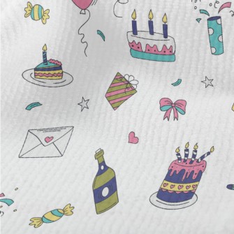 Birthday Party Pattern Terry