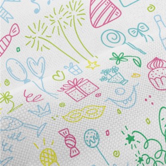 Colorful Line Birthday Party P Performance Linen