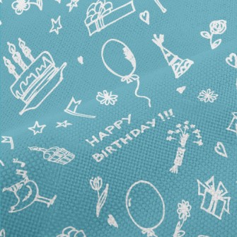 Graffiti Birthday Cake Balloon Performance Linen