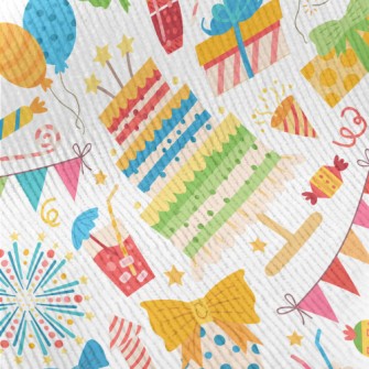 Colorful Birthday Cake Gift Pa Standard Corduroy
