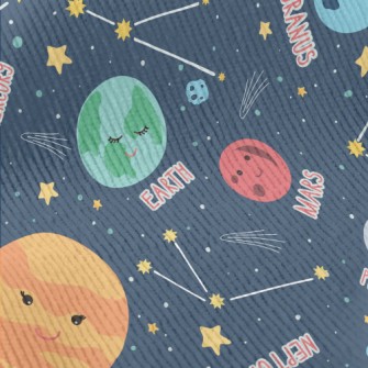 Various Planets And Constellat Standard Corduroy