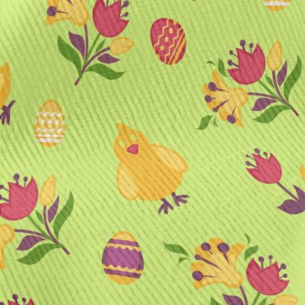 Cute Little Chicken Holding A  Standard Corduroy