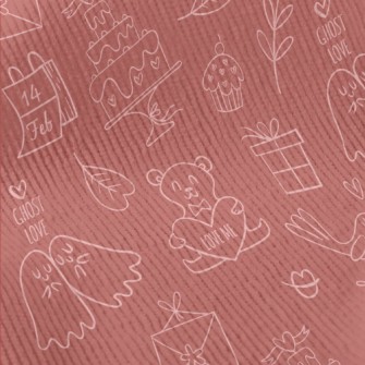 Hand Drawn Cute Valentine&#39; Standard Corduroy
