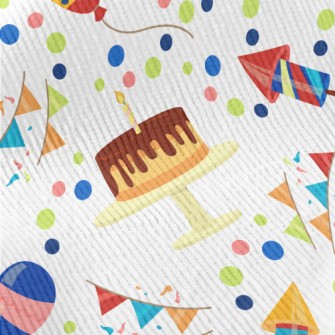 Cartoon Birthday Gift Balloon  Standard Corduroy