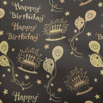 Happy Birthday Text Cake Ballo Dobby