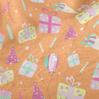 Birthday Presents And Balloons Minky