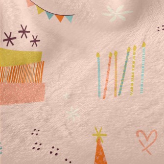 Doodle Birthday Balloons Cake  Minky