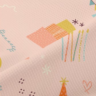 Doodle Birthday Balloons Cake  Piqué