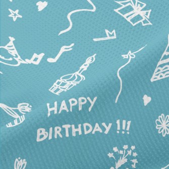 Graffiti Birthday Cake Balloon Piqué