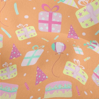 Birthday Presents And Balloons Lightweight Performance Linen