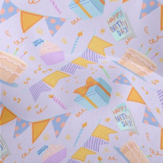 Birthday Cake Gift Candle Bann Lightweight Performance Linen