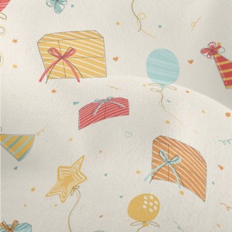 Hand Drawn Birthday Gift Ballo Lightweight Performance Linen