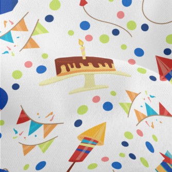 Cartoon Birthday Gift Balloon  Lightweight Performance Linen