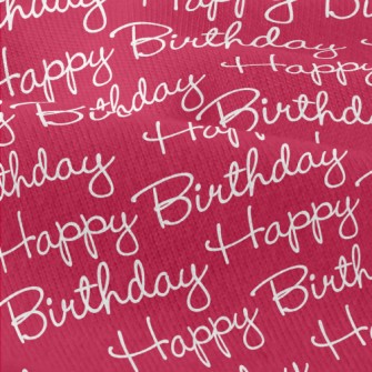 Handwritten Happy Birthday In  Modern Jersey