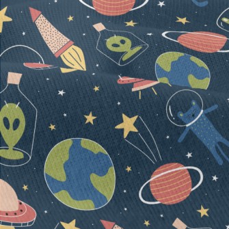Space Cats And Aliens Modern Jersey