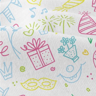 Colorful Line Birthday Party P Modern Jersey