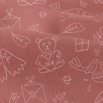 Hand Drawn Cute Valentine&#39; Modern Jersey
