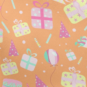 Birthday Presents And Balloons Pongee