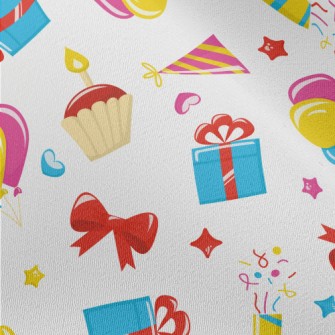 American Cartoon Birthday Patt Chiffon