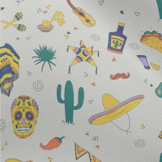 Mexican Skull Hat Cactus Chiffon