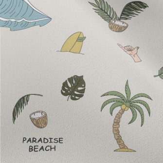 Surf With Palm Trees And Cocon Chiffon