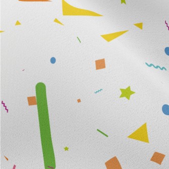 Colorful Irregular Geometric P Chiffon