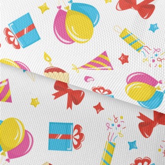 American Cartoon Birthday Patt Waterproof Oxford