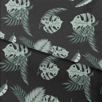 Hand Drawn Tropical Leaves Waterproof Oxford
