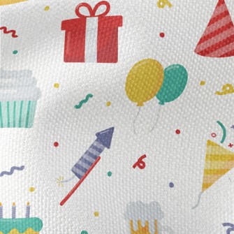 Cartoon Birthday Cake Beer Pat Waterproof Canvas