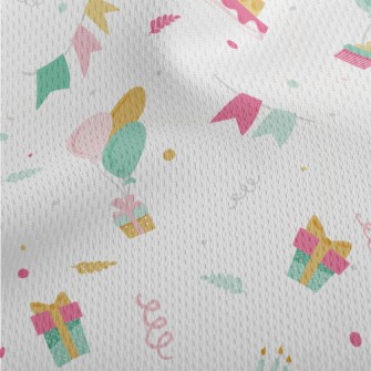 Birthday Cake Gifts And Balloo Athletic Mesh Flat Back