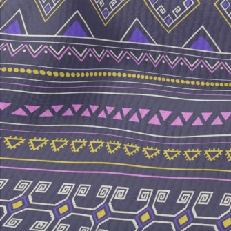 Tribal Retro Ethnic Patterns Terry