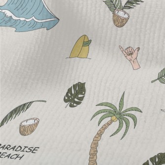 Surf With Palm Trees And Cocon Terry