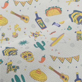 Mexican Skull Hat Cactus Performance Linen