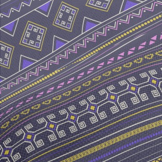 Tribal Retro Ethnic Patterns Performance Linen