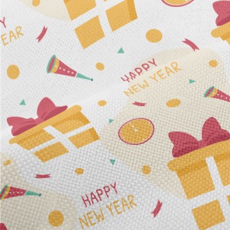 Happy New Year With Gifts Performance Linen