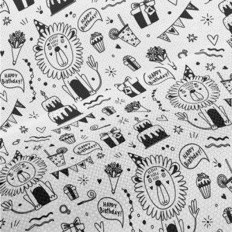 Cute Lion Birthday Party Performance Linen