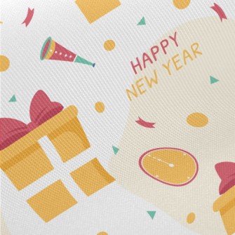 Happy New Year With Gifts Twill