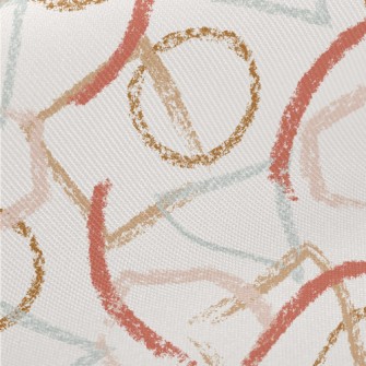 Crayon-style Geometric Pattern Twill