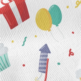 Cartoon Birthday Cake Beer Pat Standard Corduroy