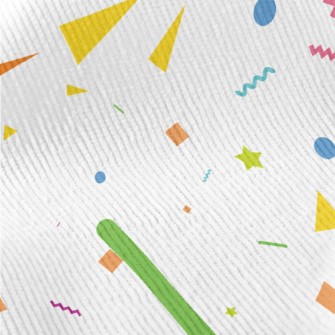 Colorful Irregular Geometric P Standard Corduroy