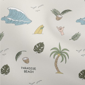 Surf With Palm Trees And Cocon Dobby