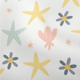 Starfish Shells And Flowers Dobby