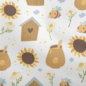 Cute Bees And Flowers Dobby