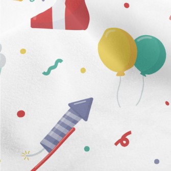 Cartoon Birthday Cake Beer Pat Micro Fleece
