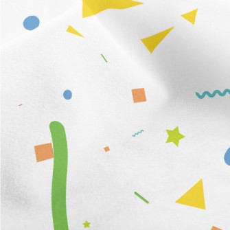 Colorful Irregular Geometric P Micro Fleece