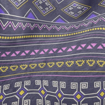 Tribal Retro Ethnic Patterns Minky